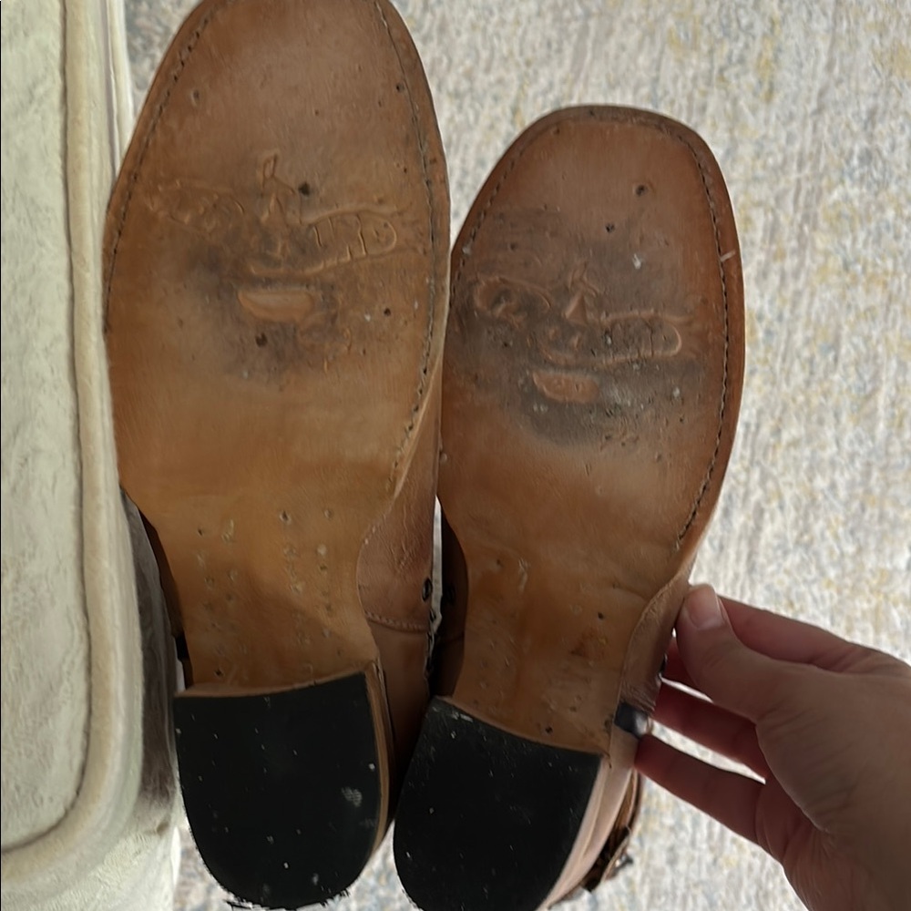 Freebird Derby Boots in Beige - Picture 6 of 7